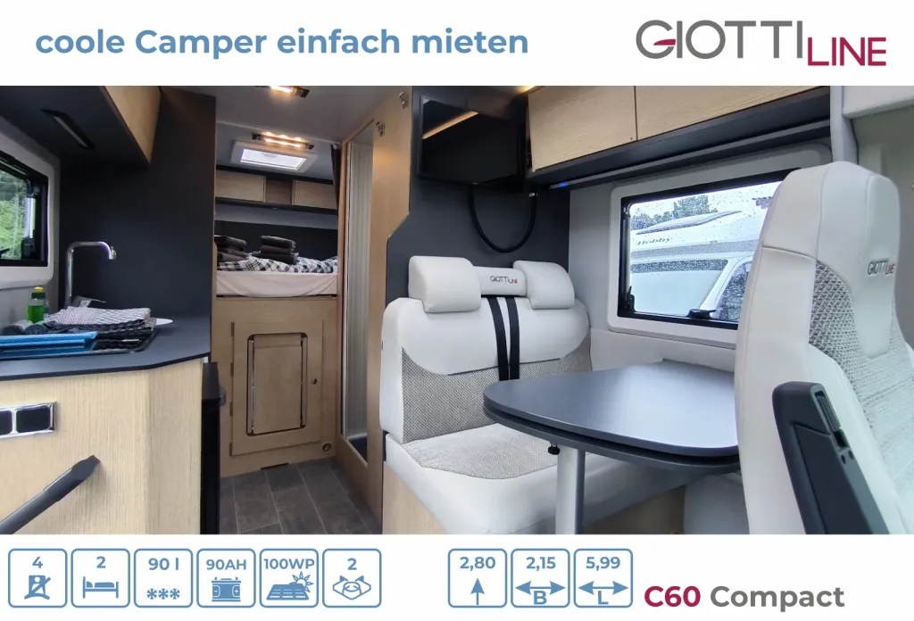 Bild 4: Wohnmobil von GIOTTILINE mieten in Hamburg Bild 4: Wohnmobil von GIOTTILINE mieten in Hamburg