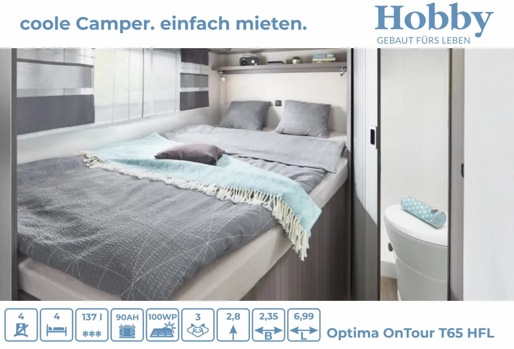 Bild 9: Hobby Optima ONTOUR T65 HFL Bild 9: Hobby Optima ONTOUR T65 HFL