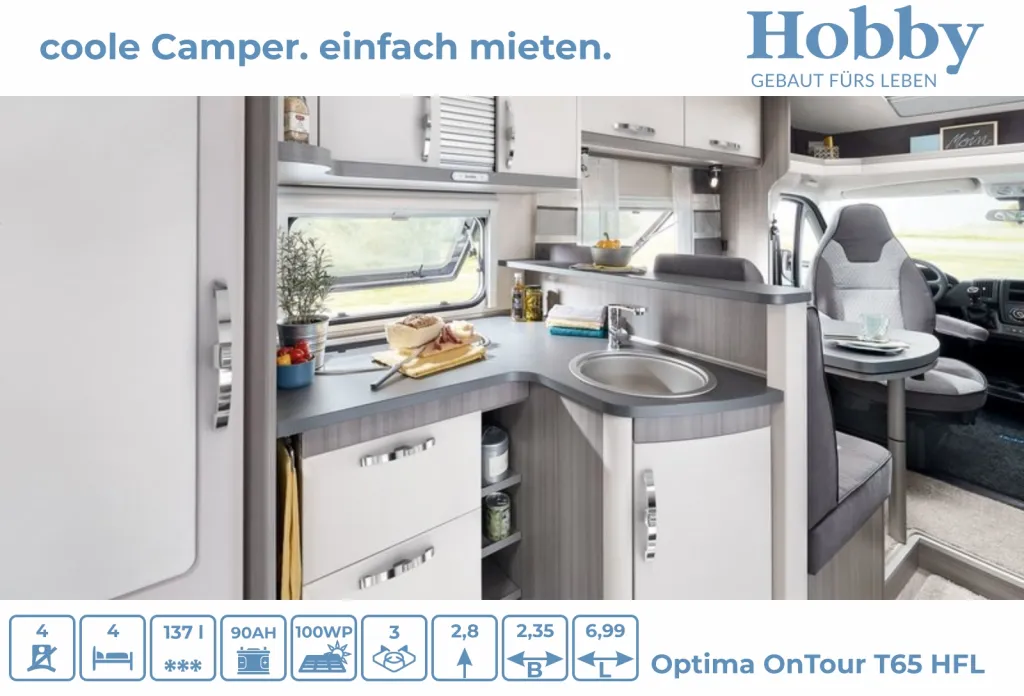 Bild 9: Hobby Optima ONTOUR T65 HFL