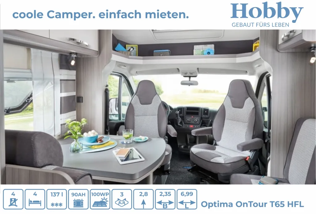 Bild 7: Hobby Wohnmobil in Hamburg mieten