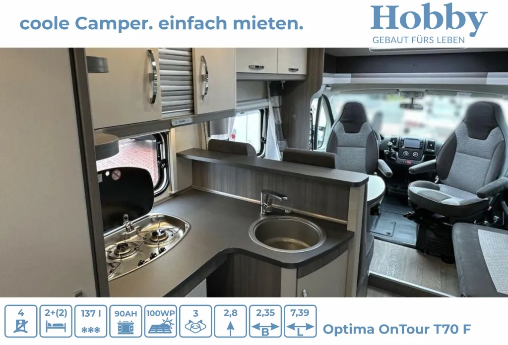 Bild 9: Hobby Optima ONTOUR T70 F Bild 9: Hobby Optima ONTOUR T70 F
