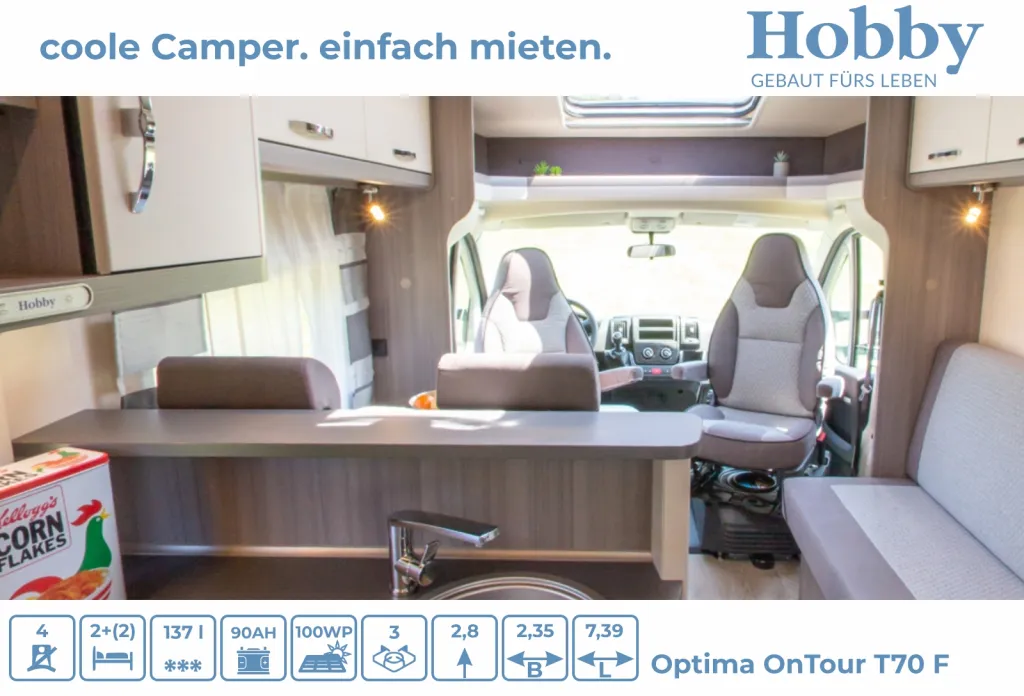 Bild 7: Hobby Wohnmobil in Hamburg mieten Bild 7: Hobby Wohnmobil in Hamburg mieten
