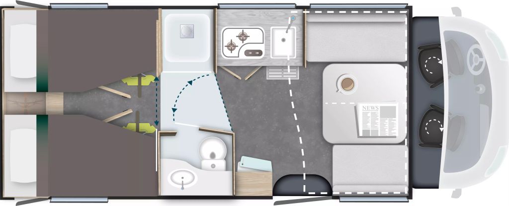 Bild 1: Chausson Teilintegrierte 797 Titanium Line