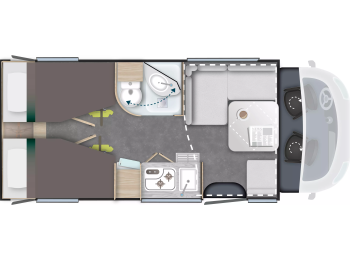 Chausson Teilintegrierte 627 Titanium Line